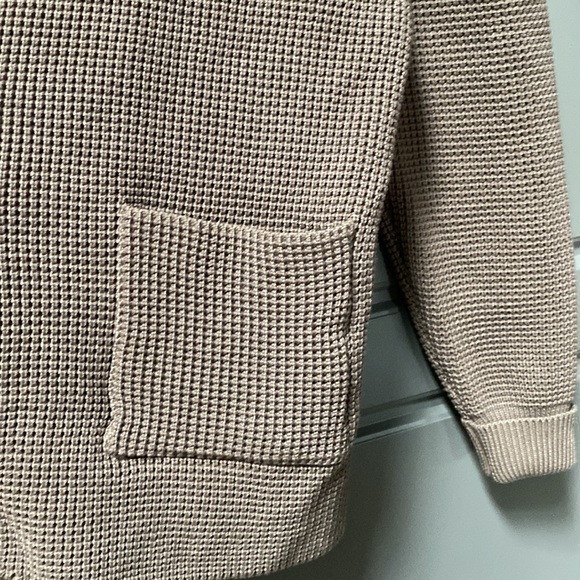 Waffle knit jacket coat. Italian designer on Facebook that has no label! - Picture 3 of 4